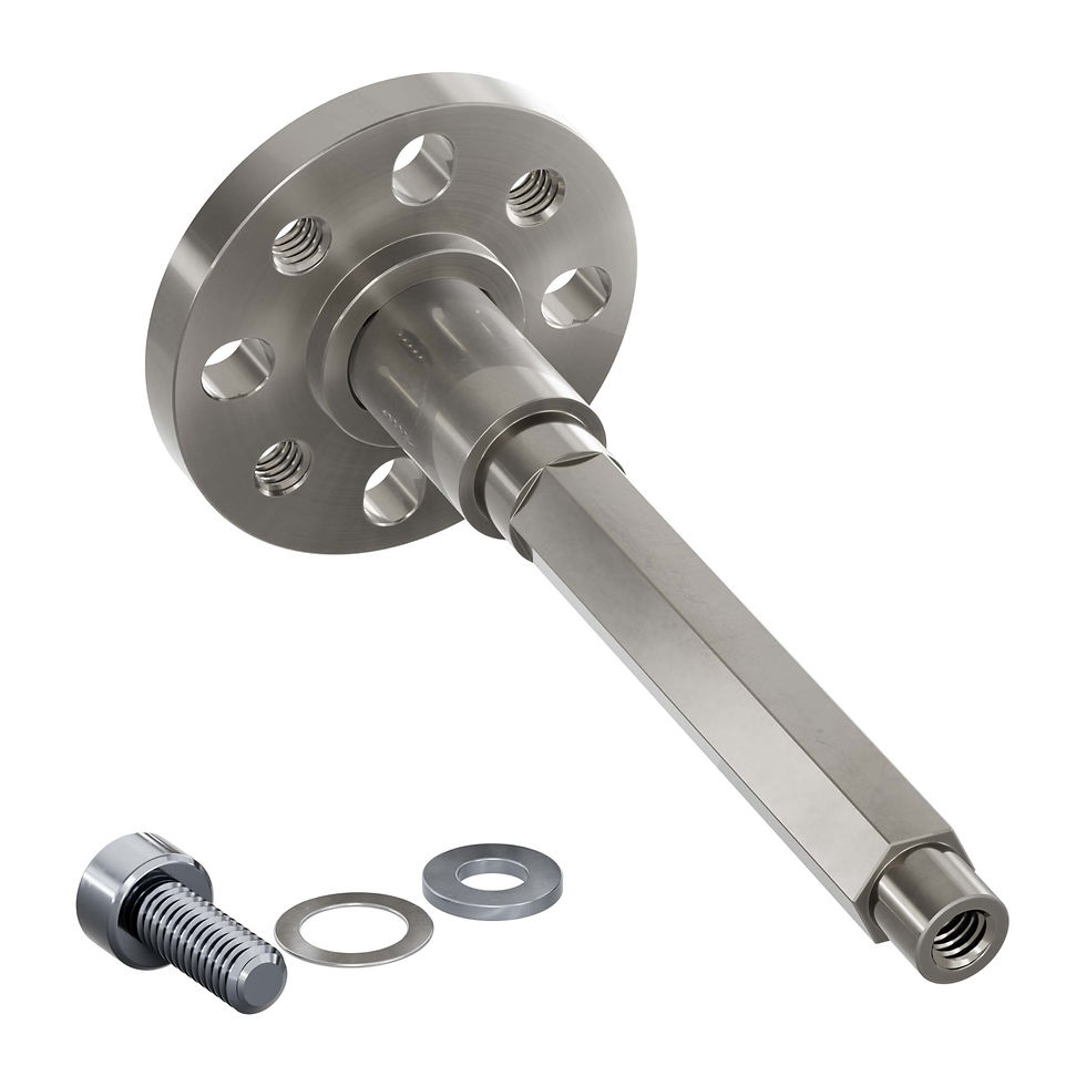 Miniatura: Shouldered 8mm REX® Hub-Shaft (20mm Hub Offset)