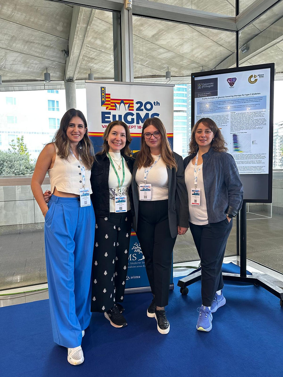 From left to right: Zelal Sahin Tirnova, Gulistan Bahat, Ezgi Pinar, Zeynep Fetullahoglu