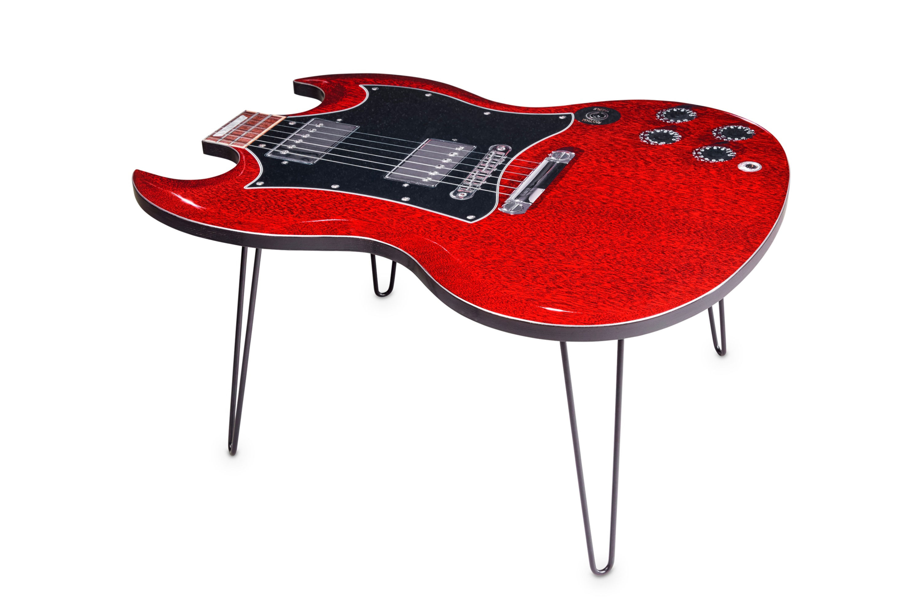 2016 gibson SG high perf pin leg coffee table