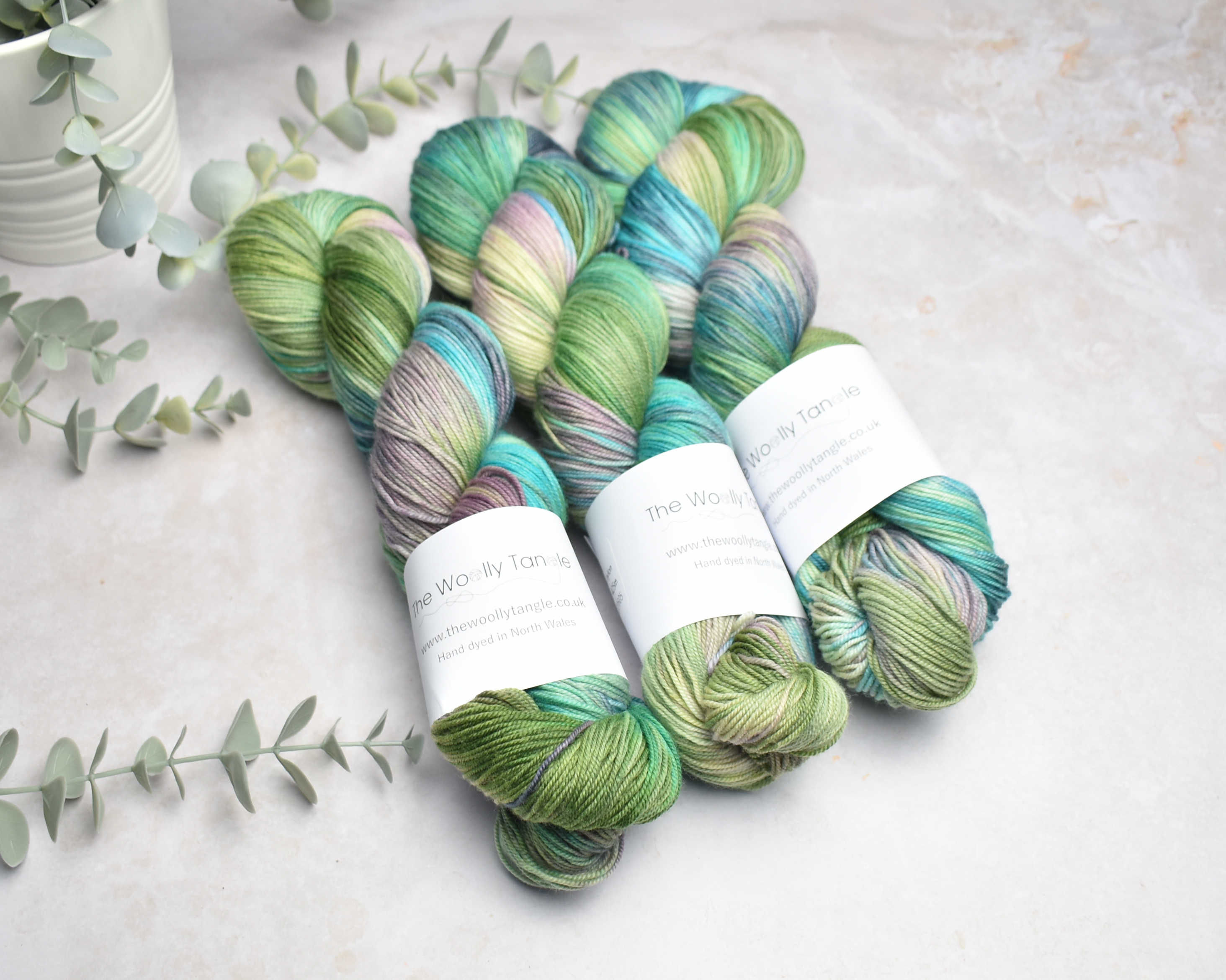Llyn Padarn - 4ply supersoft sock hand dyed yarn