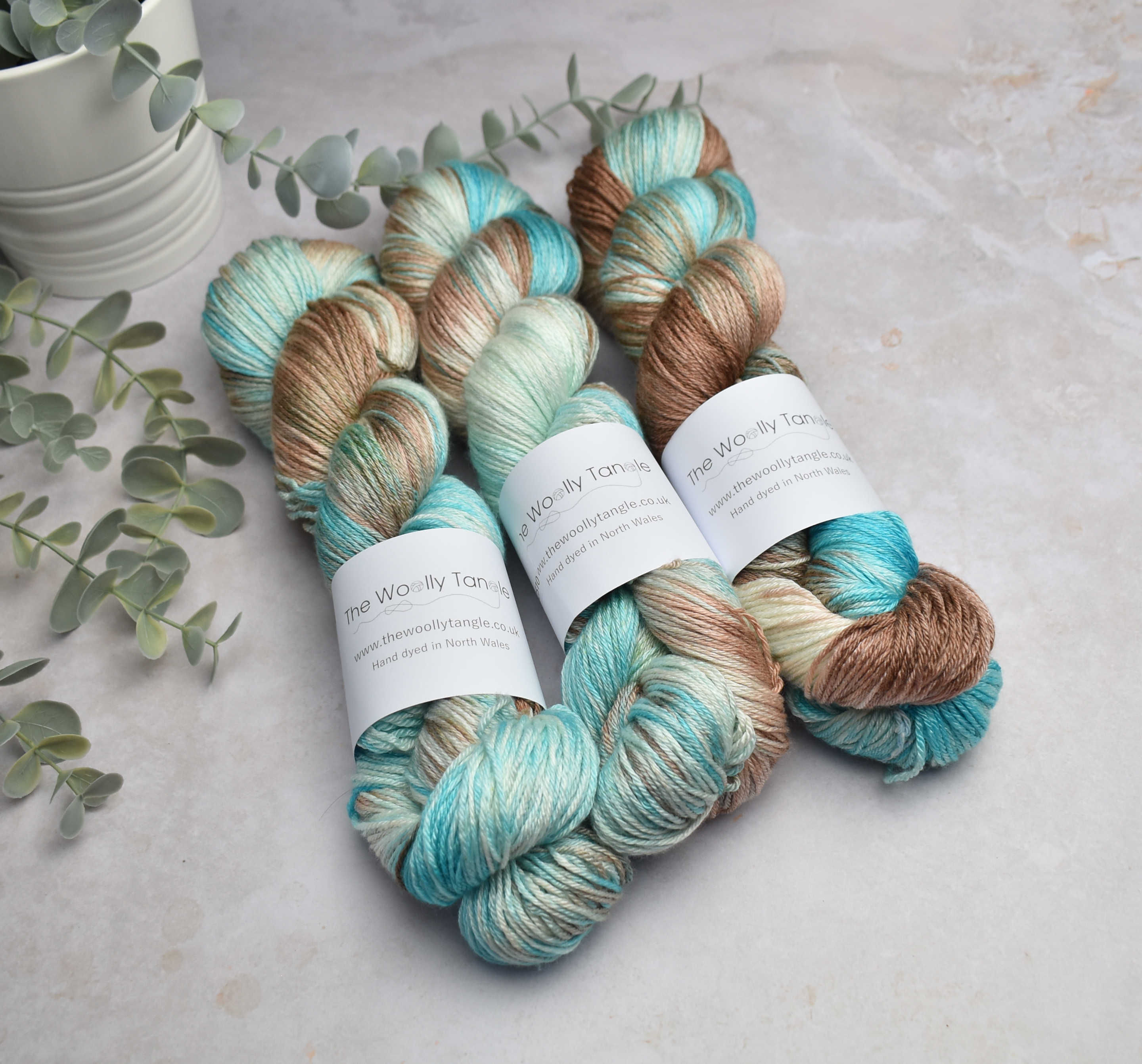 Reedbeds - 4ply merino silk hand dyed