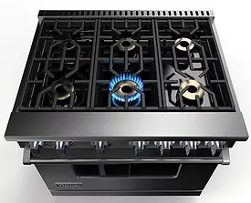 Keeping your Viking burners clean.