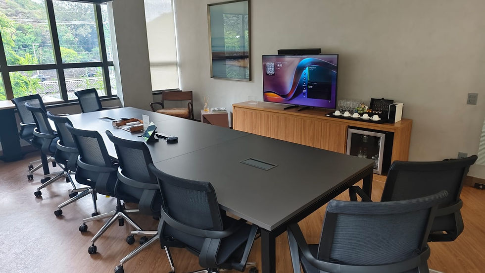 Sala com A40-31 da Yealink