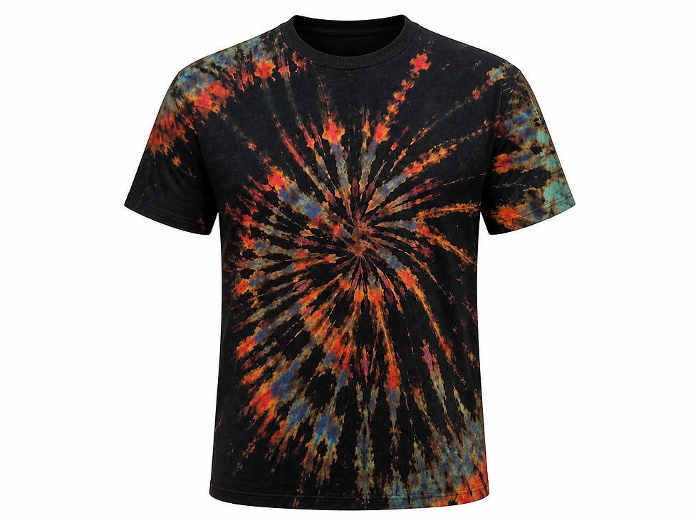 Thumbnail: Tye dye black tee UNISEX 