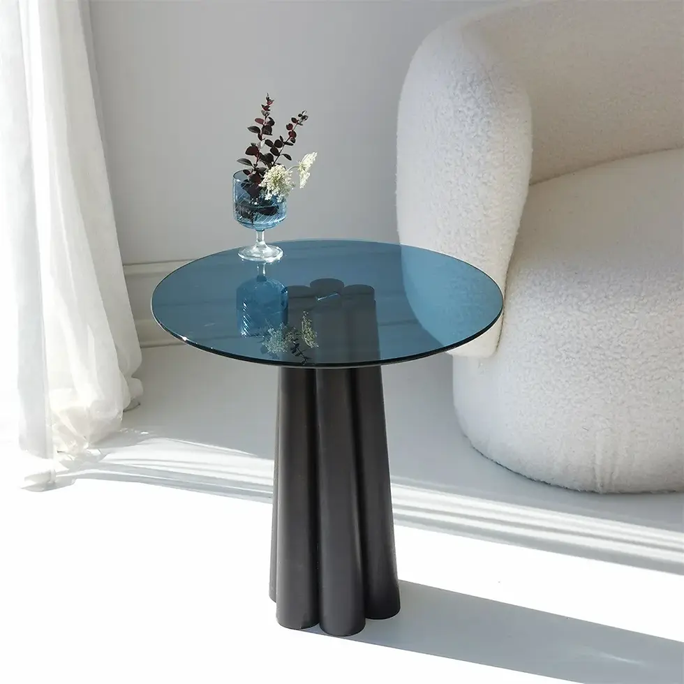 Thumbnail: Thales Coffee Table / Solid & Clear Glass