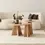 Thumbnail: Mushroom 2-Piece Coffee Table / Oak