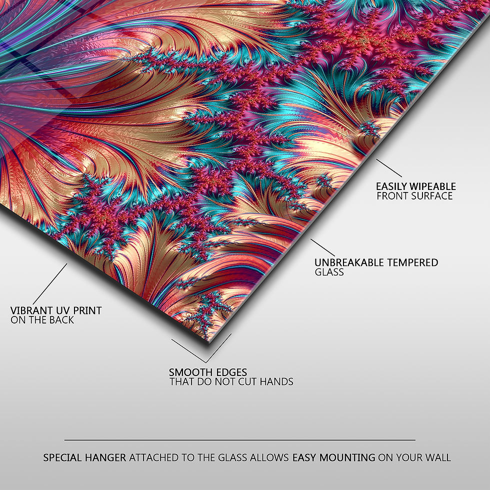 Thumbnail: Ornate Fractal Abstract Wall Art
