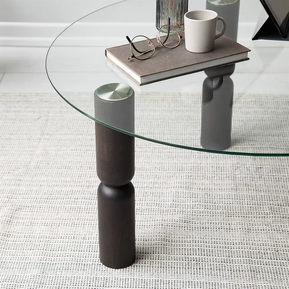 Thumbnail: City Glass Coffee Table / Anthracite&Smoked Glass