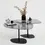 Thumbnail: Dior & Soho Coffee Table Set / Gold&Clear