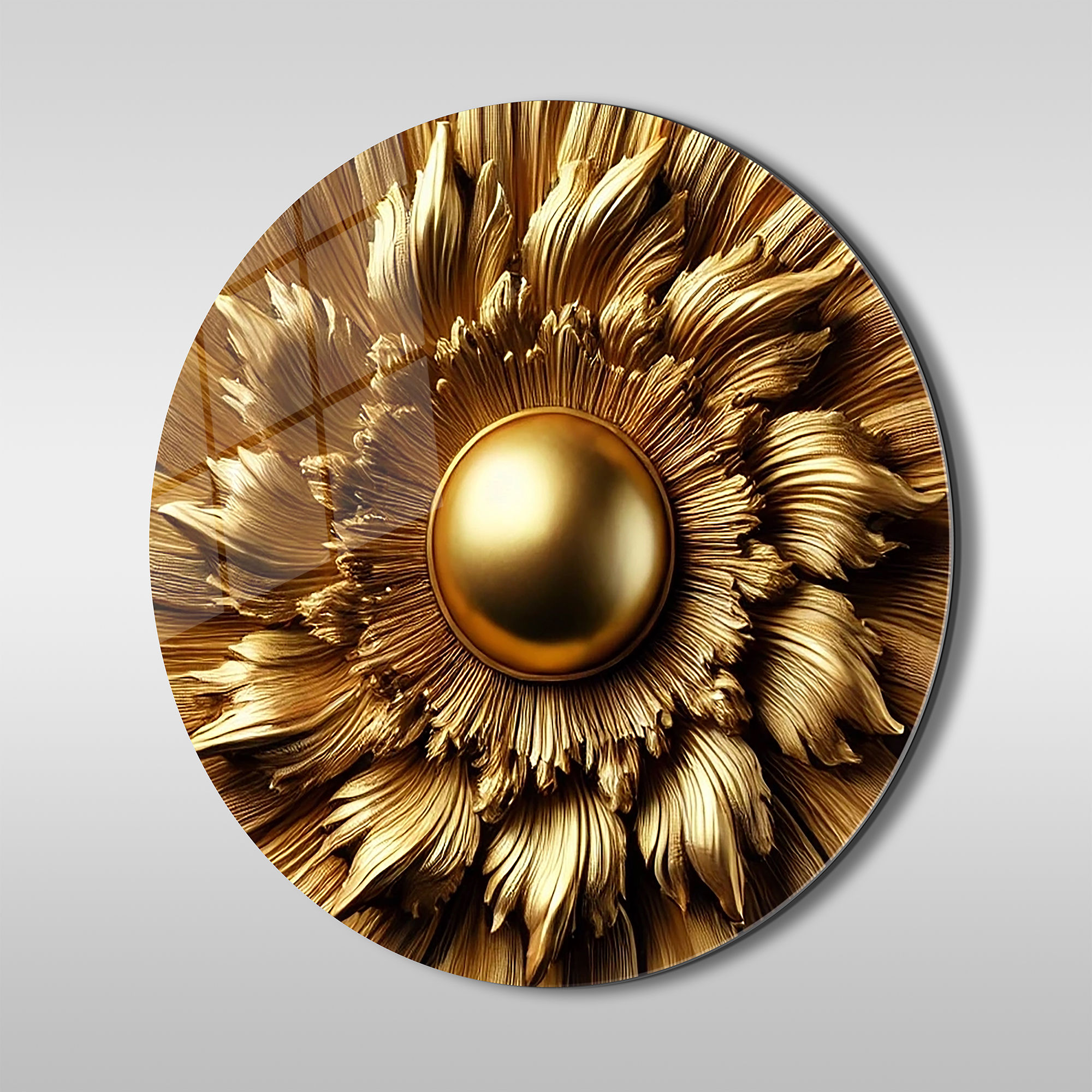 Bronze Sunburst Wall Art