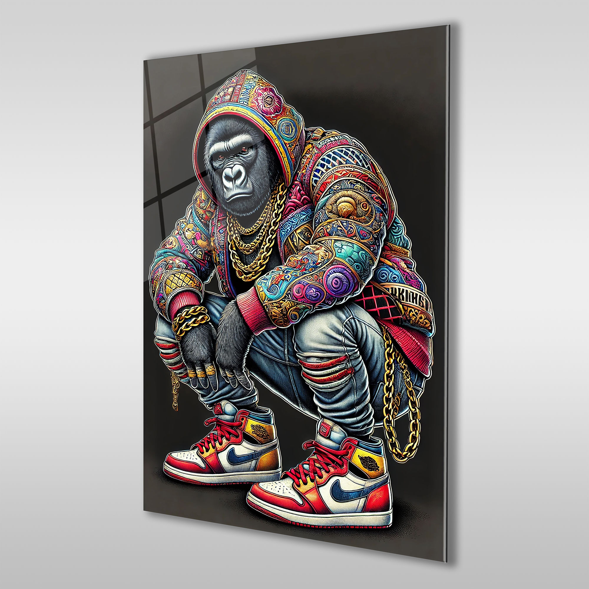 gorilla wall art