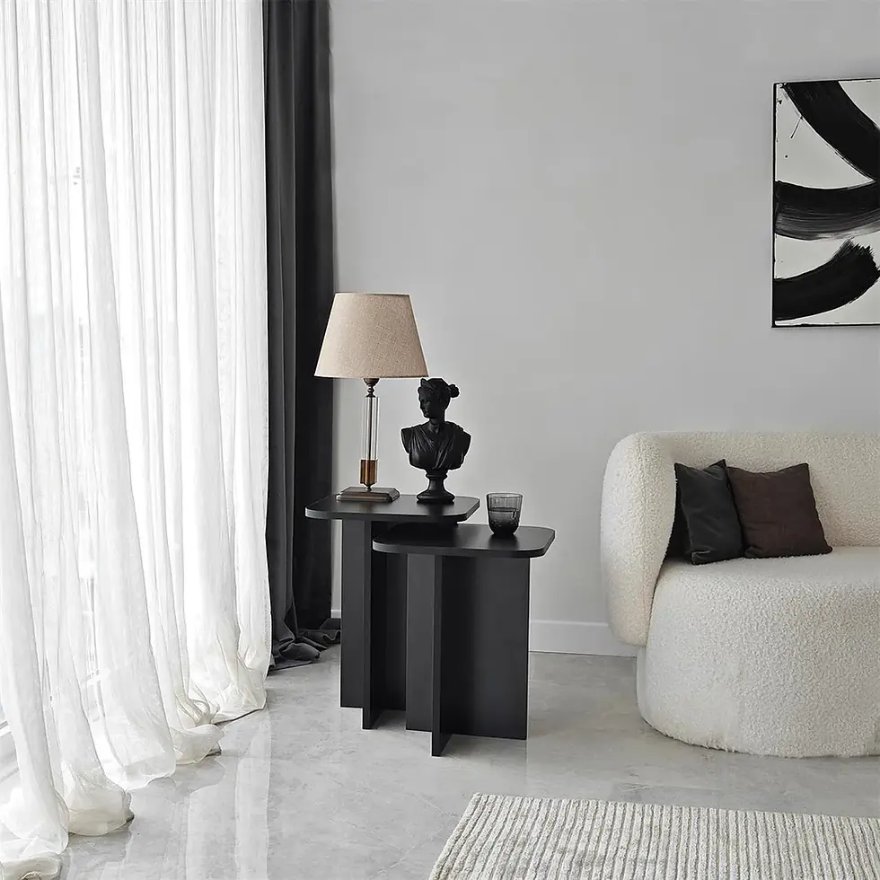 Thumbnail: Blues 2-Piece Coffee Table Set / Oak