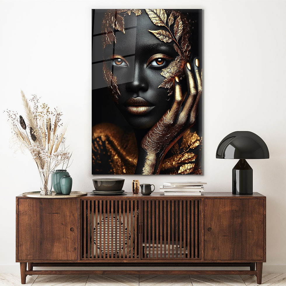 african woman wall decor