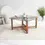 Thumbnail: Zen Coffee Table / Wood and Tempered Glass