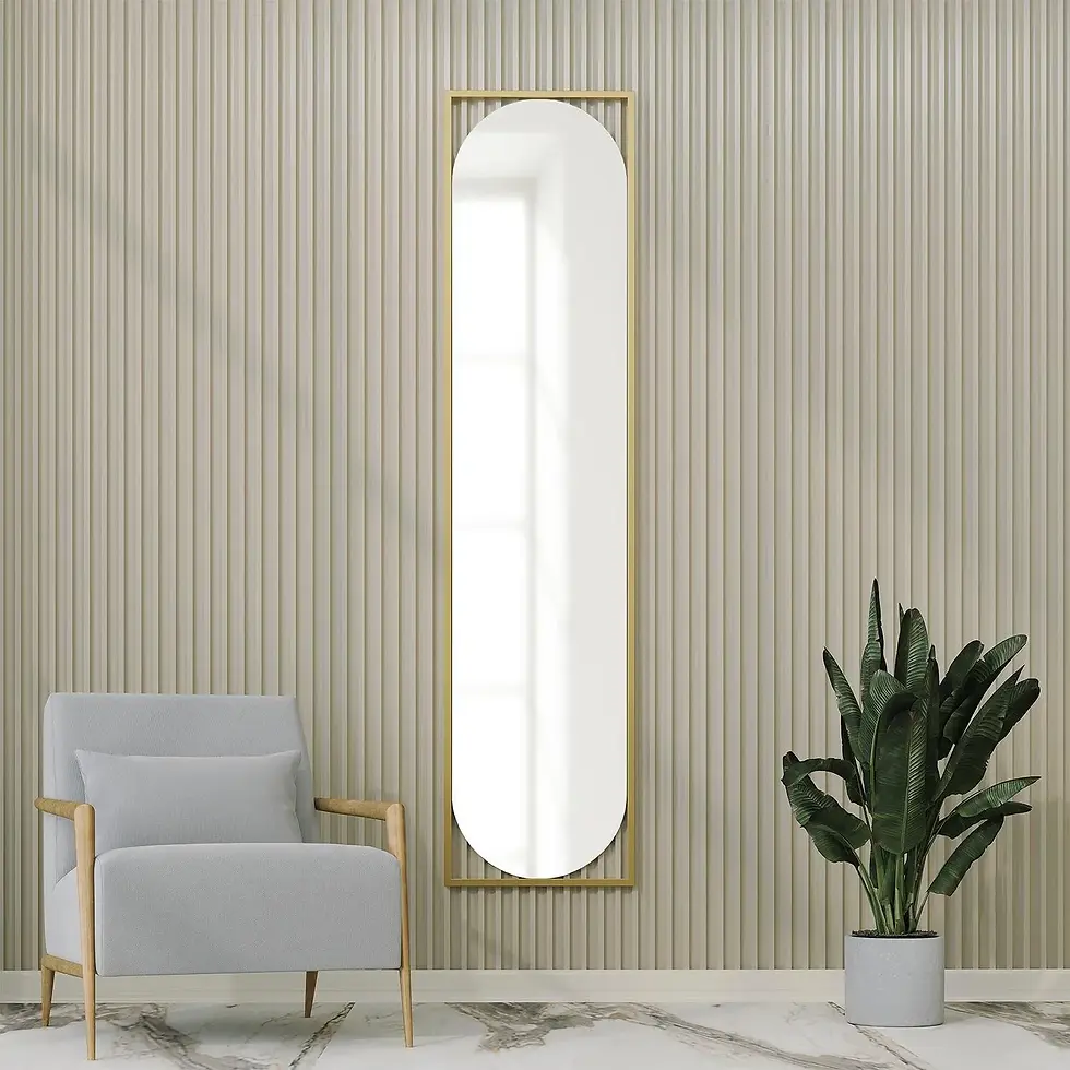 Henri Metal Full-length Mirror / Gold