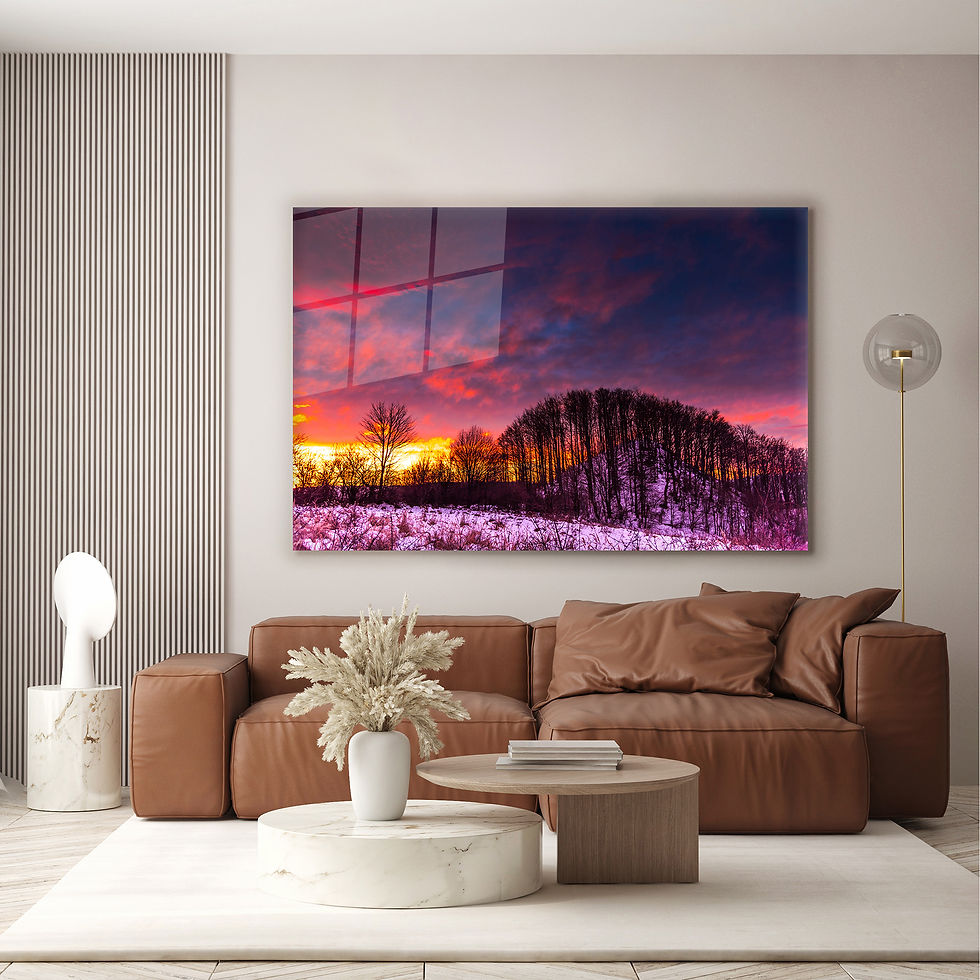 Pink Sunset Wall Art