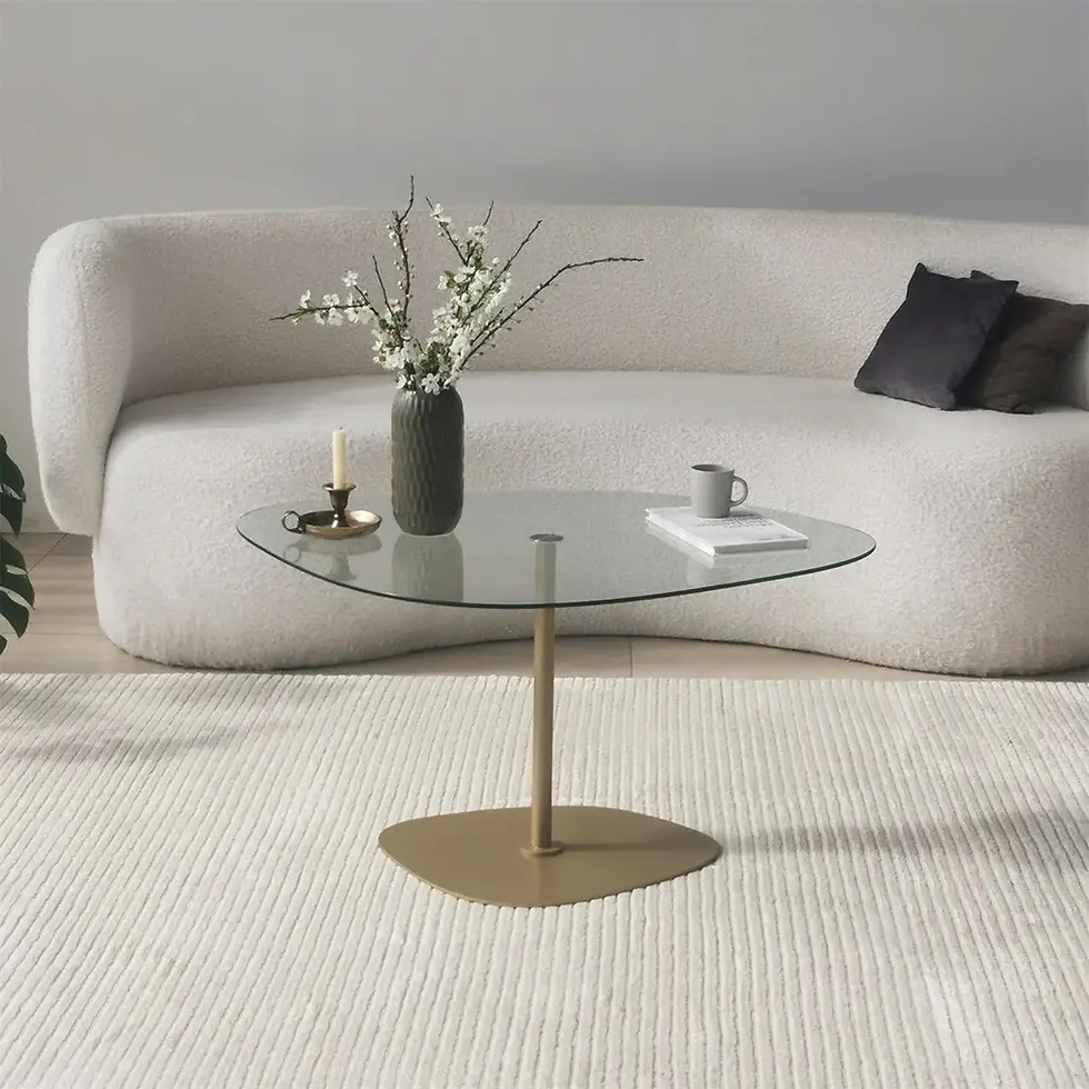 Thumbnail: Soho Coffee Table / Gold&Clear Glass