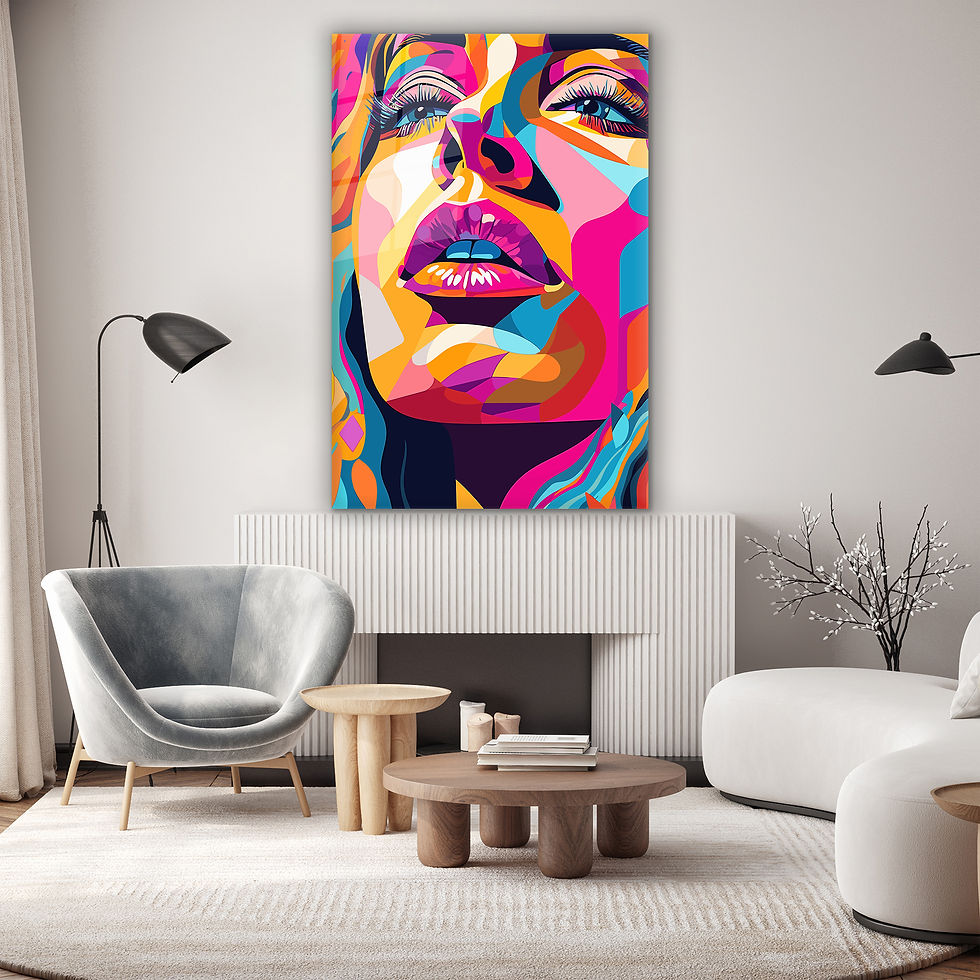 Thumbnail: Pop Art Sexy Woman Wall Art
