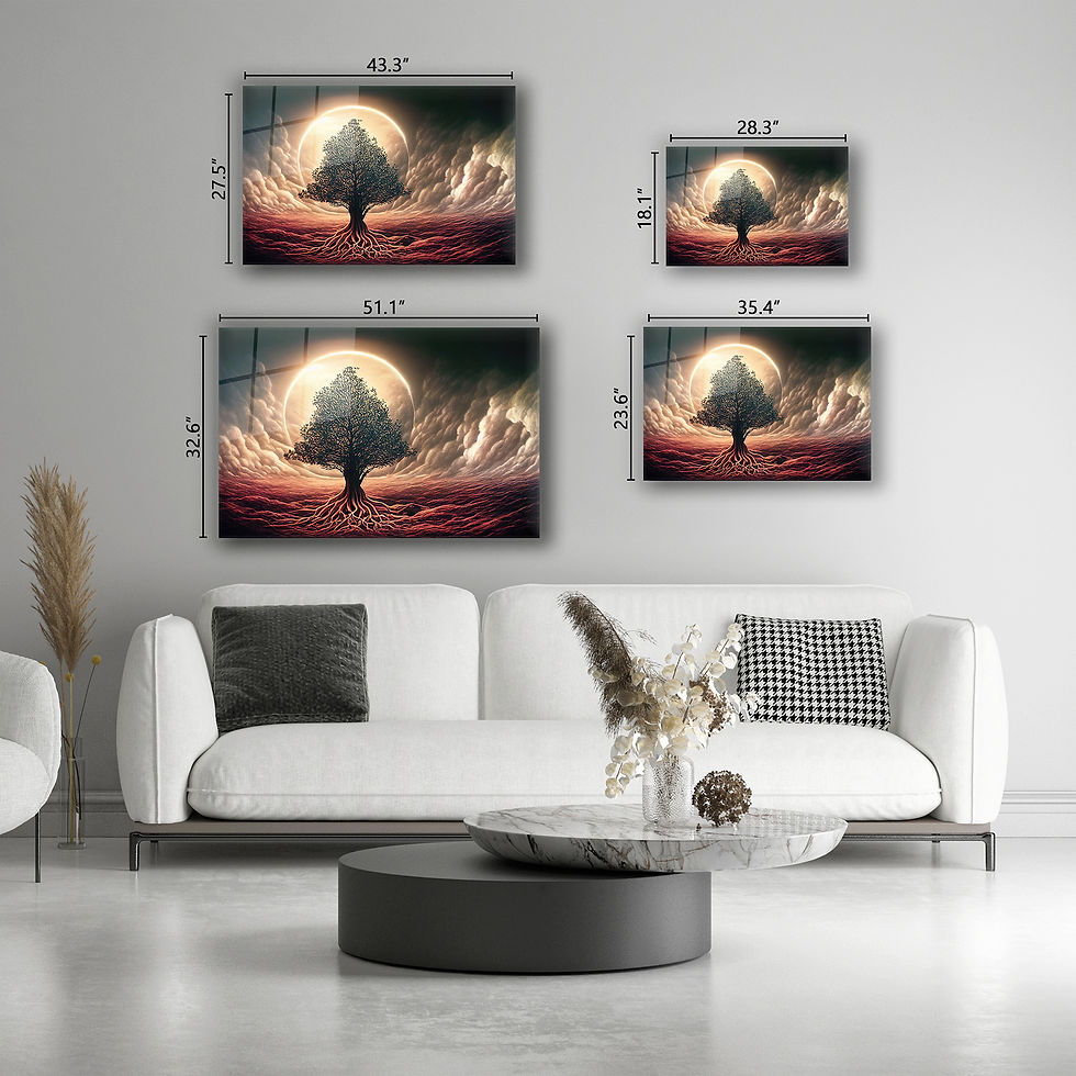 Thumbnail: Sacred Magic Tree of Life Wall Art