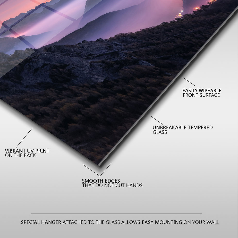 Thumbnail: Mountains in Fog Wall Art