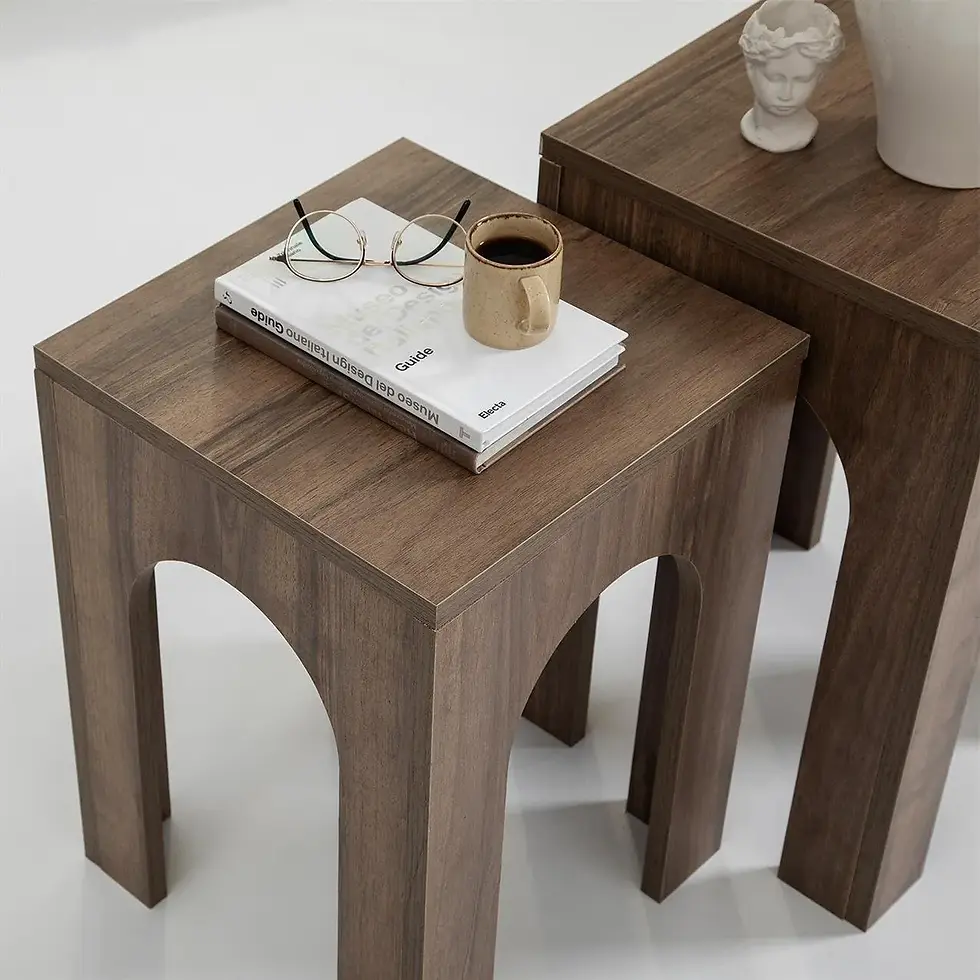 Thumbnail: Collesium 2-Piece Coffee Table / Walnut