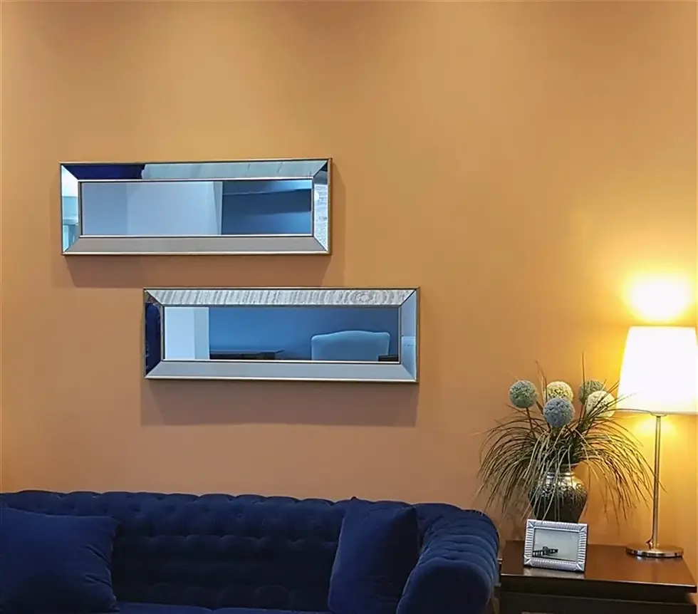 Thumbnail: 2 Pcs Decorative Framed Mirror