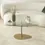Thumbnail: Porto Coffee Table / Clear Glass & Gold