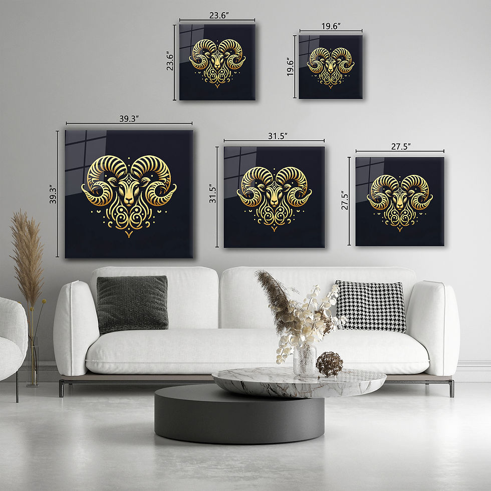 Thumbnail: aries horoscope wall art
