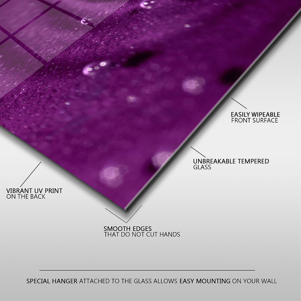 Thumbnail: Water Drops on Purple Sand