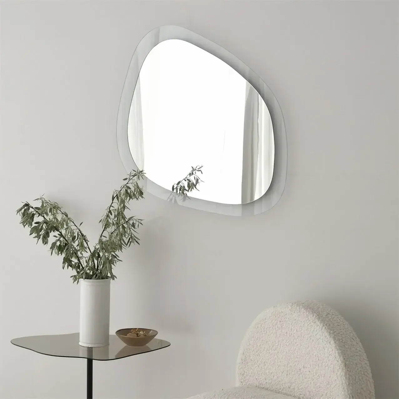 Aqua Soho Mirror / Clear Glass