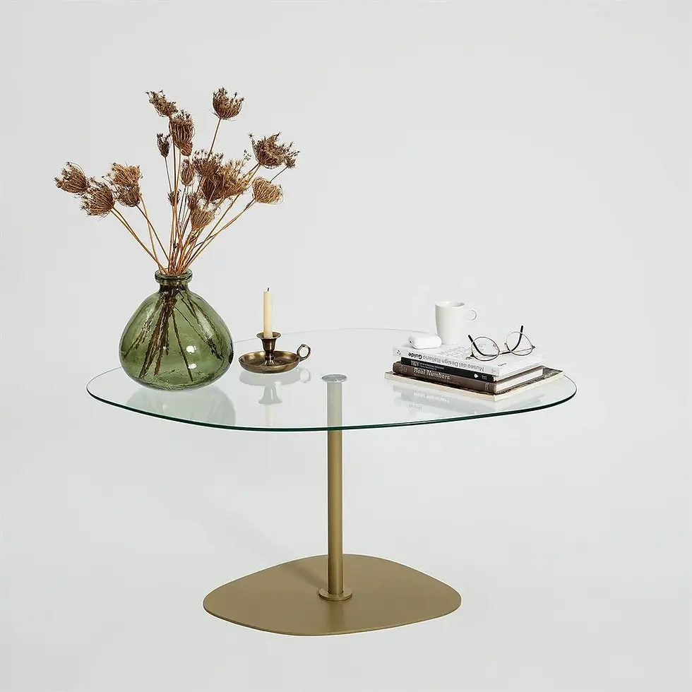 Thumbnail: Soho Coffee Table / Gold&Clear Glass