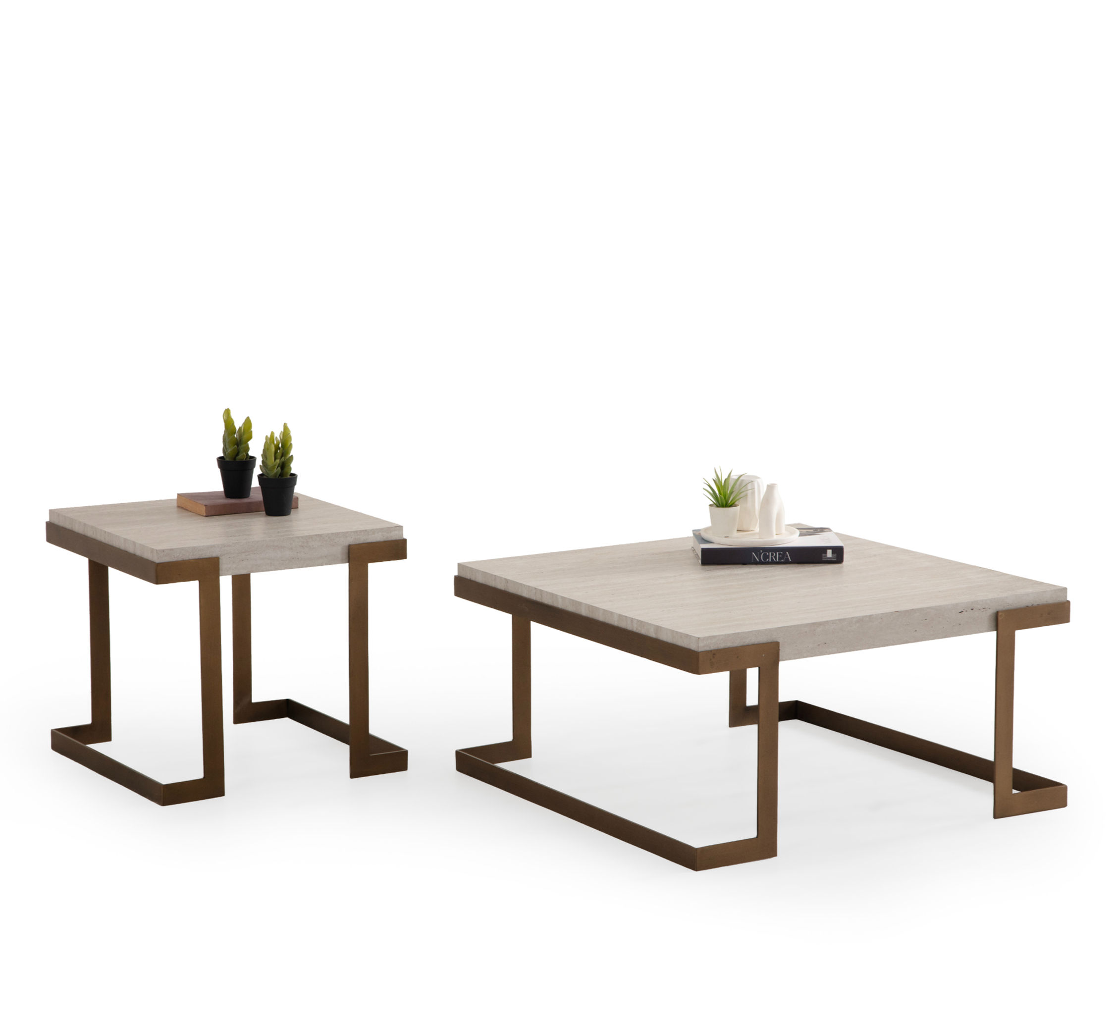 Bogota Set - Travertine