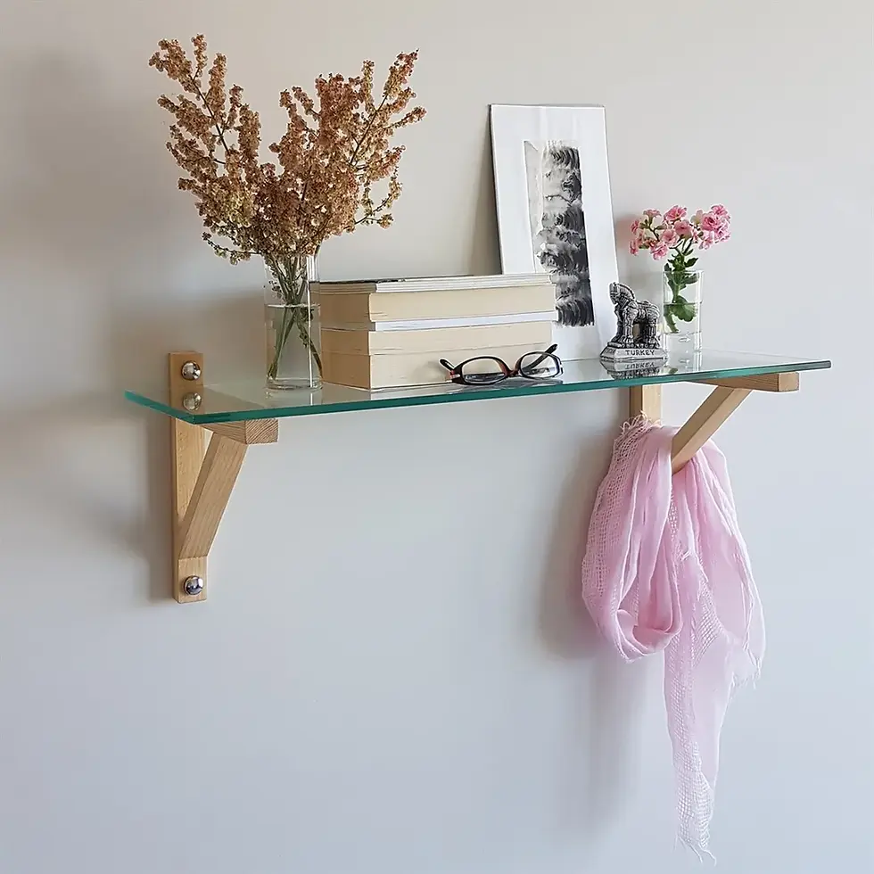 Thumbnail: Decorated with books and tiny plants against a white wall