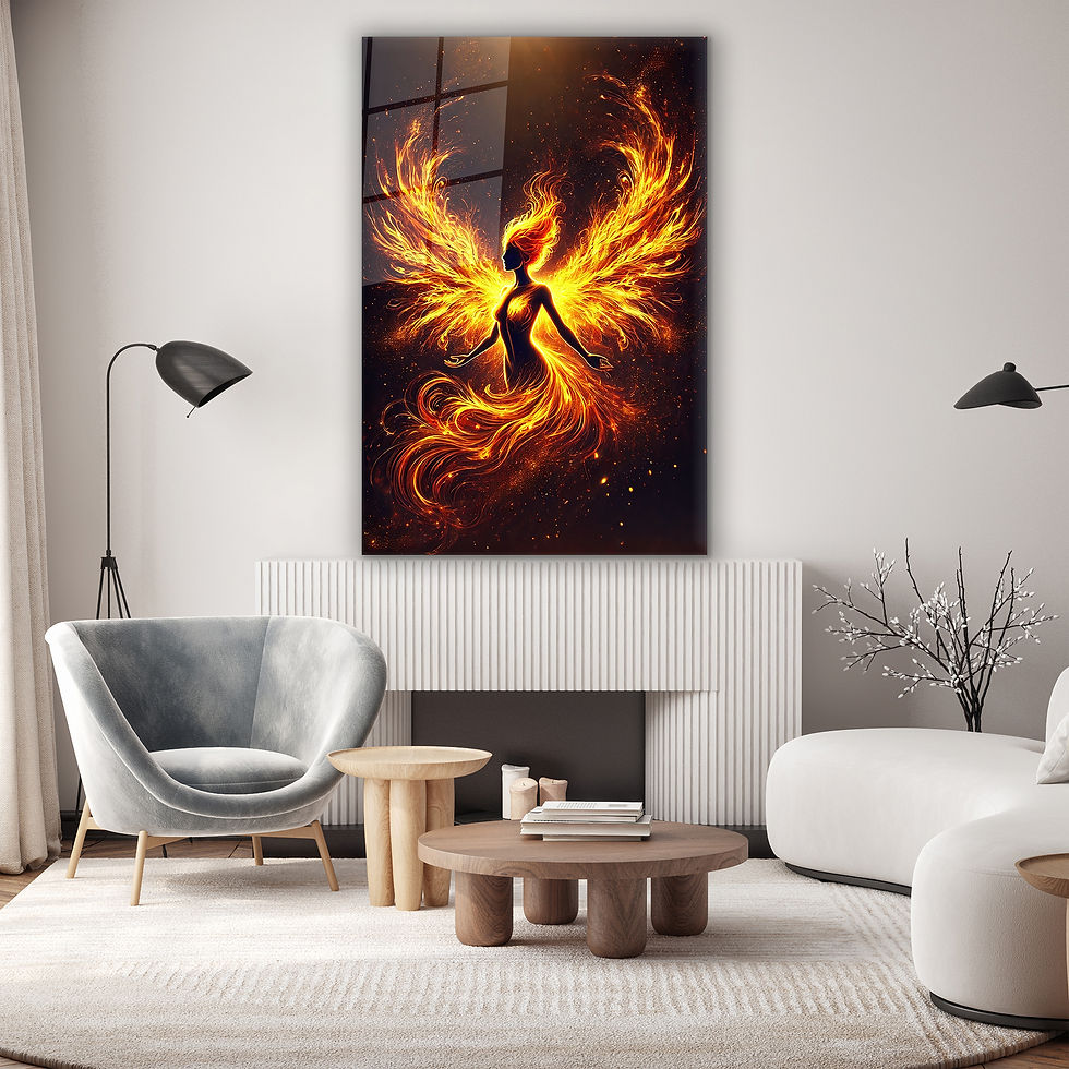 Thumbnail: Fire Angel Wall ARt