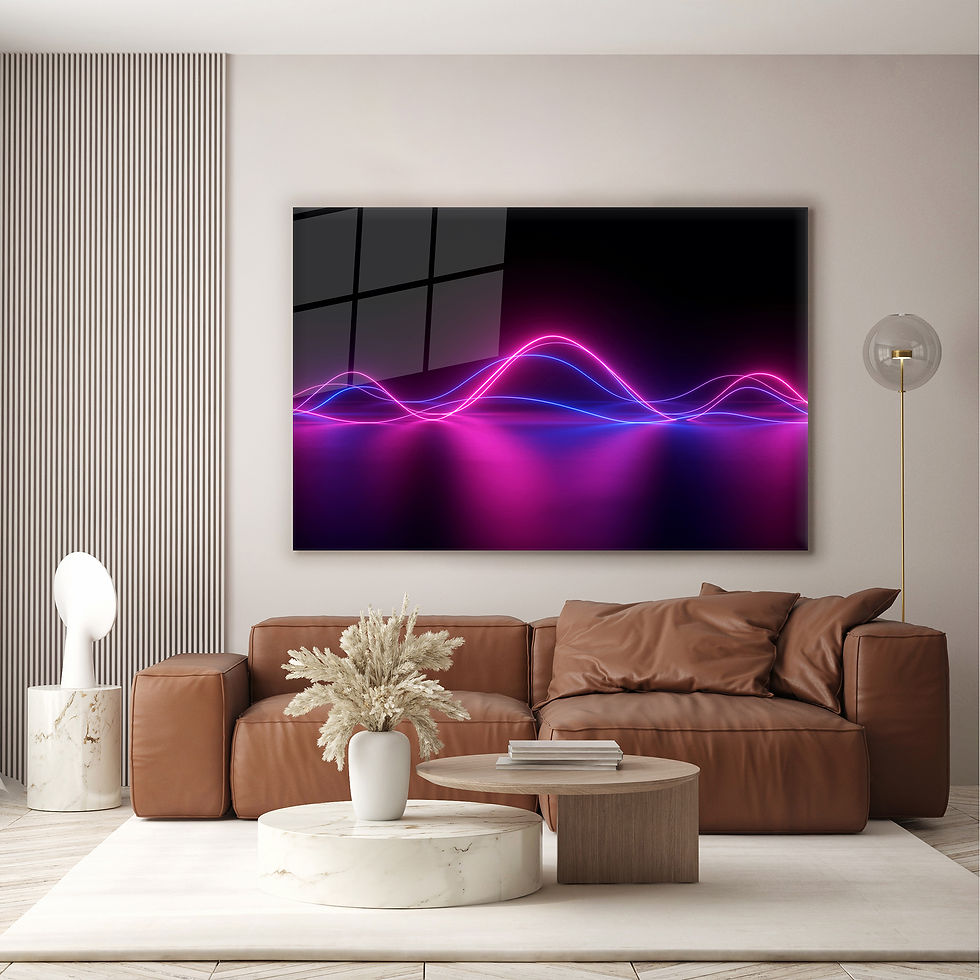 Neon Pulse Wall Art