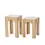 Thumbnail: Seine 2-Piece Coffee Table / Oak & Clear Glass
