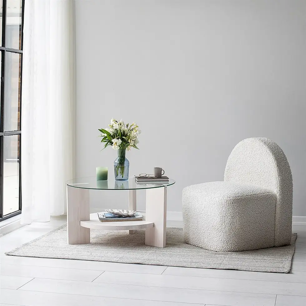 Mondo Coffee Table / White
