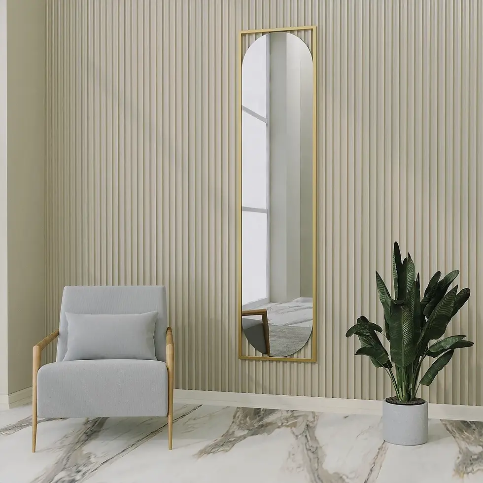 Thumbnail: Henri Metal Full-length Mirror / Gold