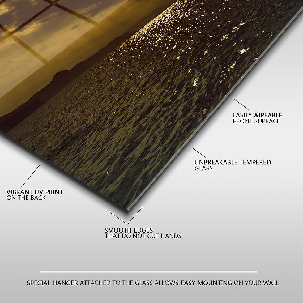 Thumbnail: Full Moon on the Sea Wall Art