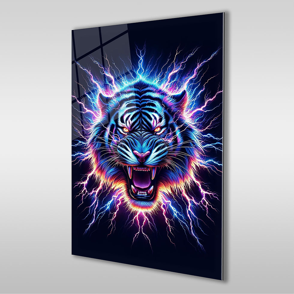 tiger wall art