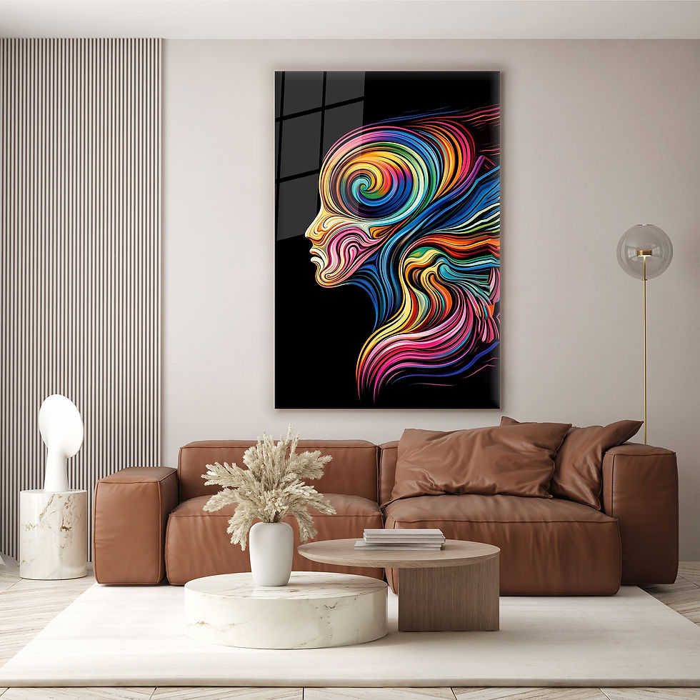 abstract illustration wall art