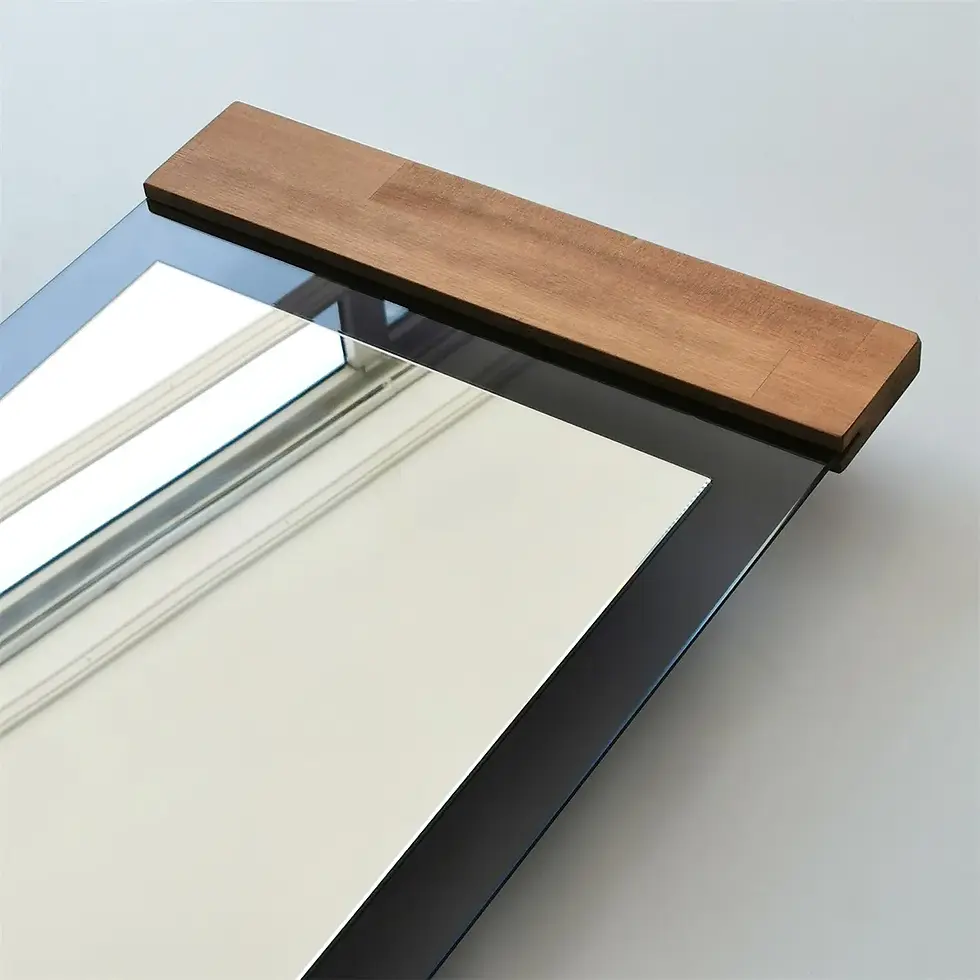 Thumbnail: Murano Full-Length Mirror / Oak Color & Smoked Glass