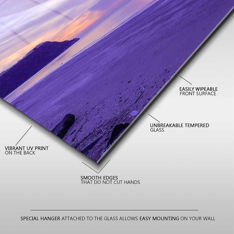 Thumbnail: Early Morning Violet Sunrise Wall Art