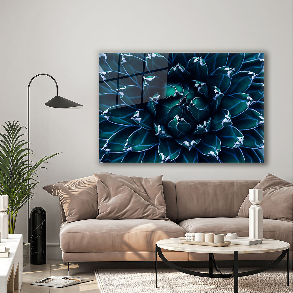 Thumbnail: Cactus Agave Wall Art