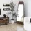 Thumbnail: Smooth Solid Full-Length Mirror / Walnut Color