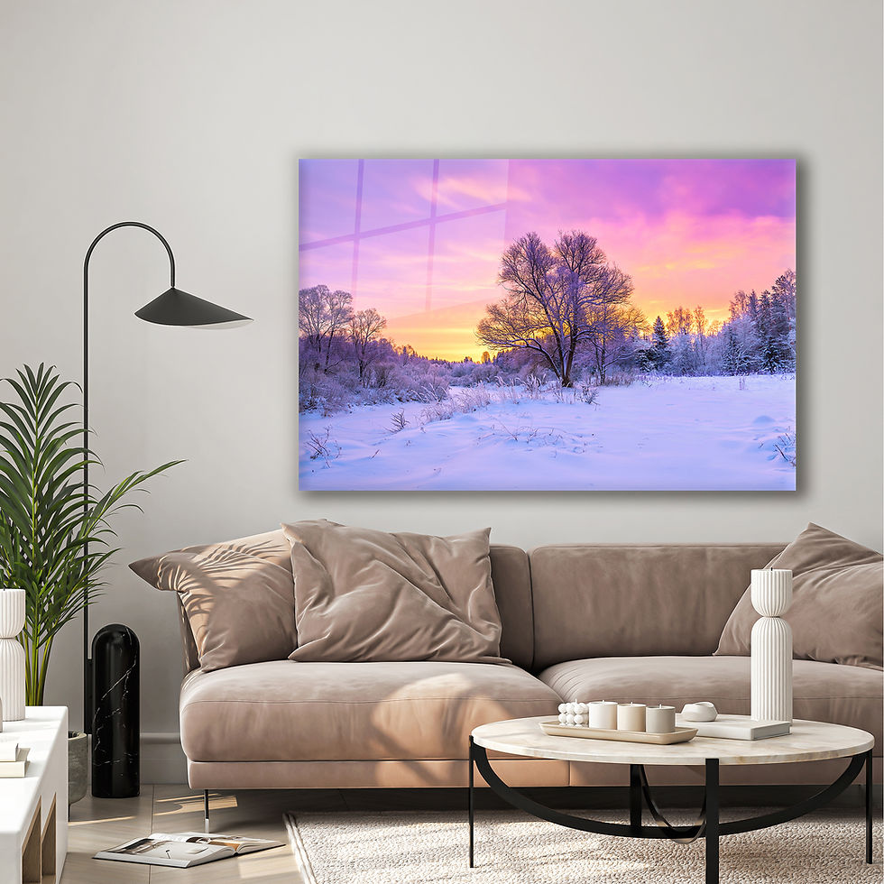 Thumbnail: Snowy Winter Sunrise Wall Art