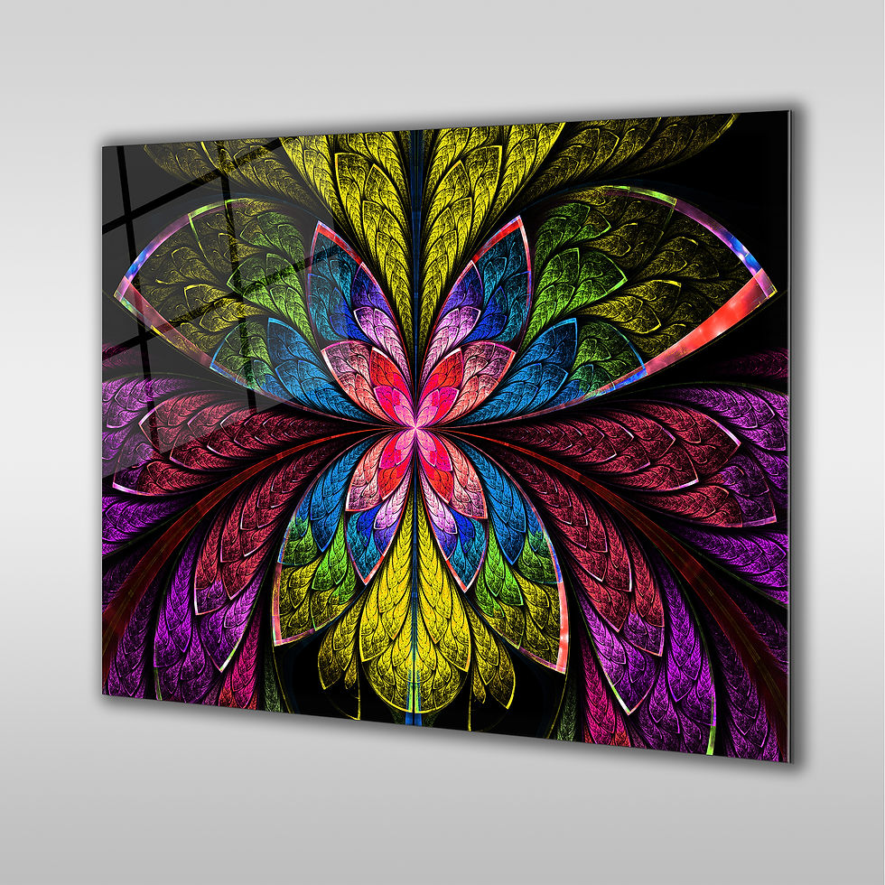 Abstract Stained Luxury Wall Art