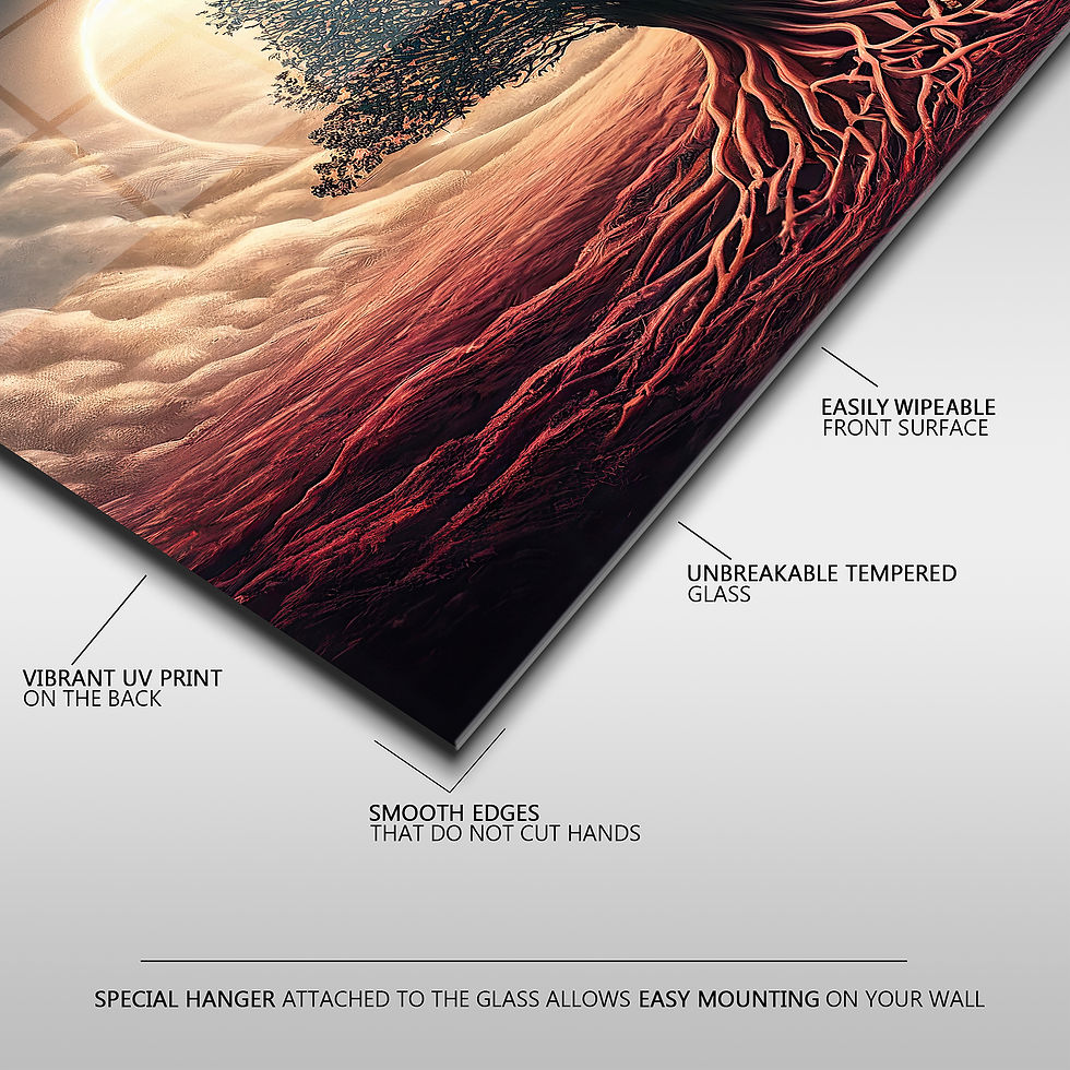Thumbnail: Sacred Magic Tree of Life Wall Art