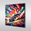 Thumbnail: Racing Car Glass Printing Wall Art