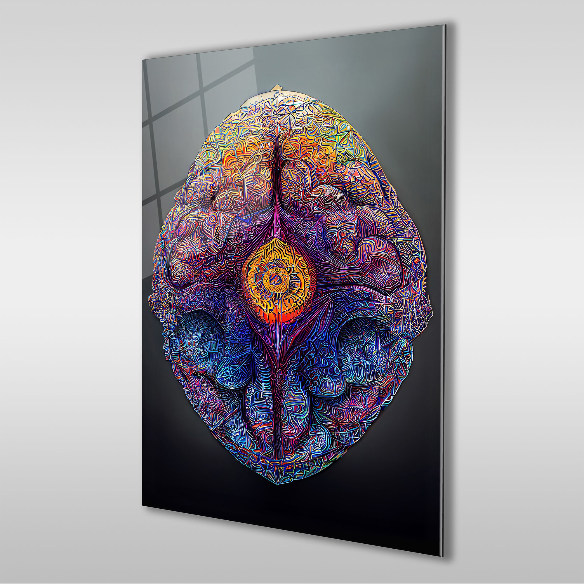 Psychedelic Brain Wall Art